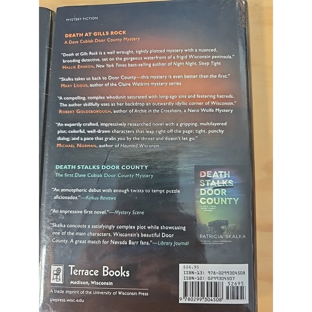 Dave Cubiak Door County Mystery series by Patricia Skalka Door County Gills Rock